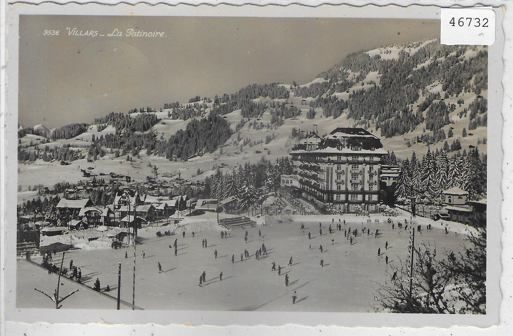 Ansichtskarten: Villars - Le Patinoire - Eisfeld – Gebraucht aus Ettingen von Kartenplanet