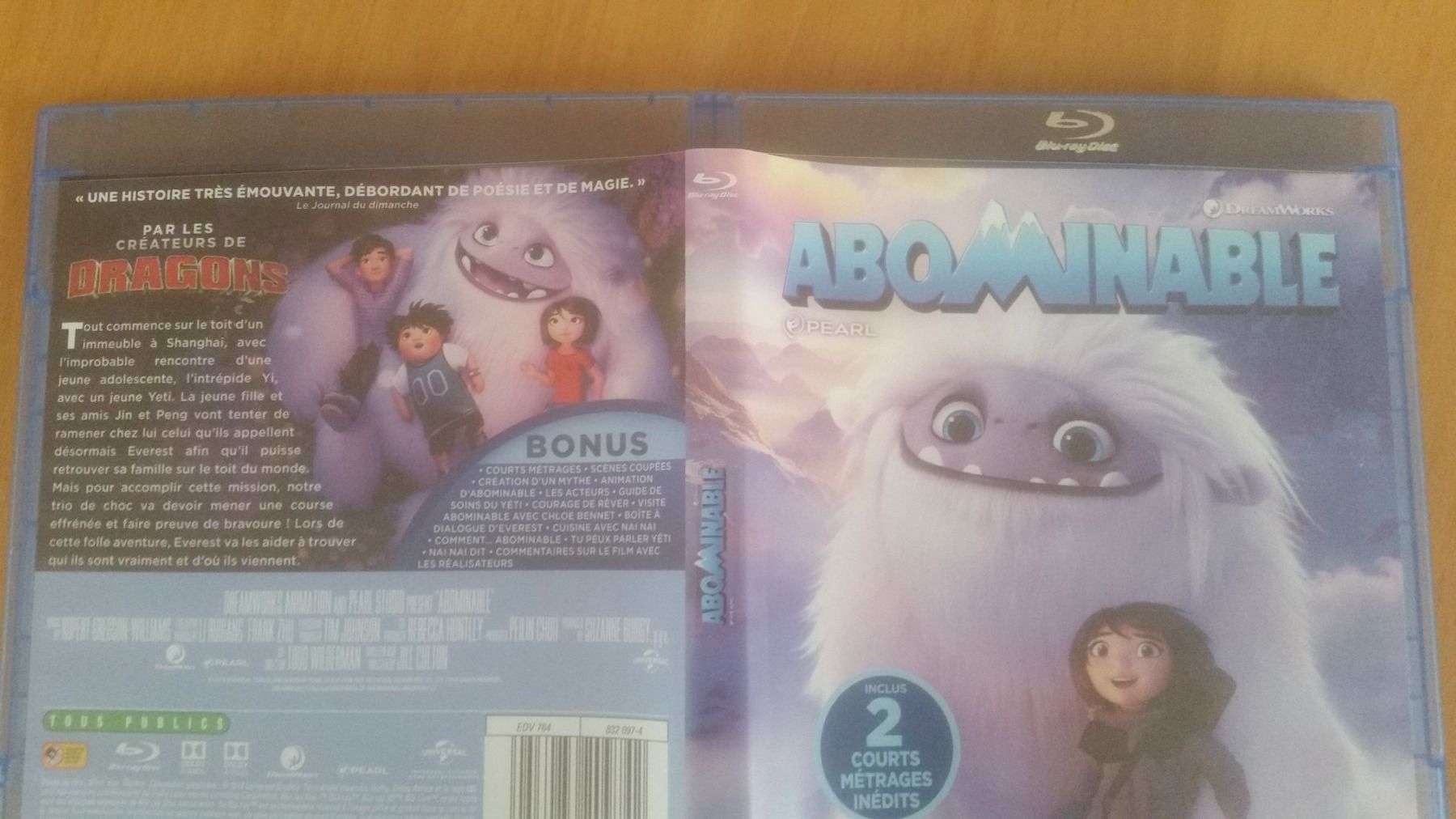 Tutti i DVDs: Blu-ray Abominable     Français Anglais – Usato da Porrentruy venduto da tupatup 1