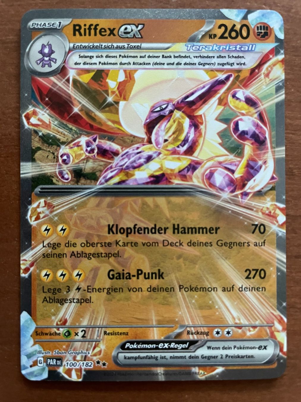 Pokémon Sammelbilder & Trading cards: Pokemon Riffex eX (Versand gratis) – Neu (gemäss Beschreibung) aus Chur von Angerson