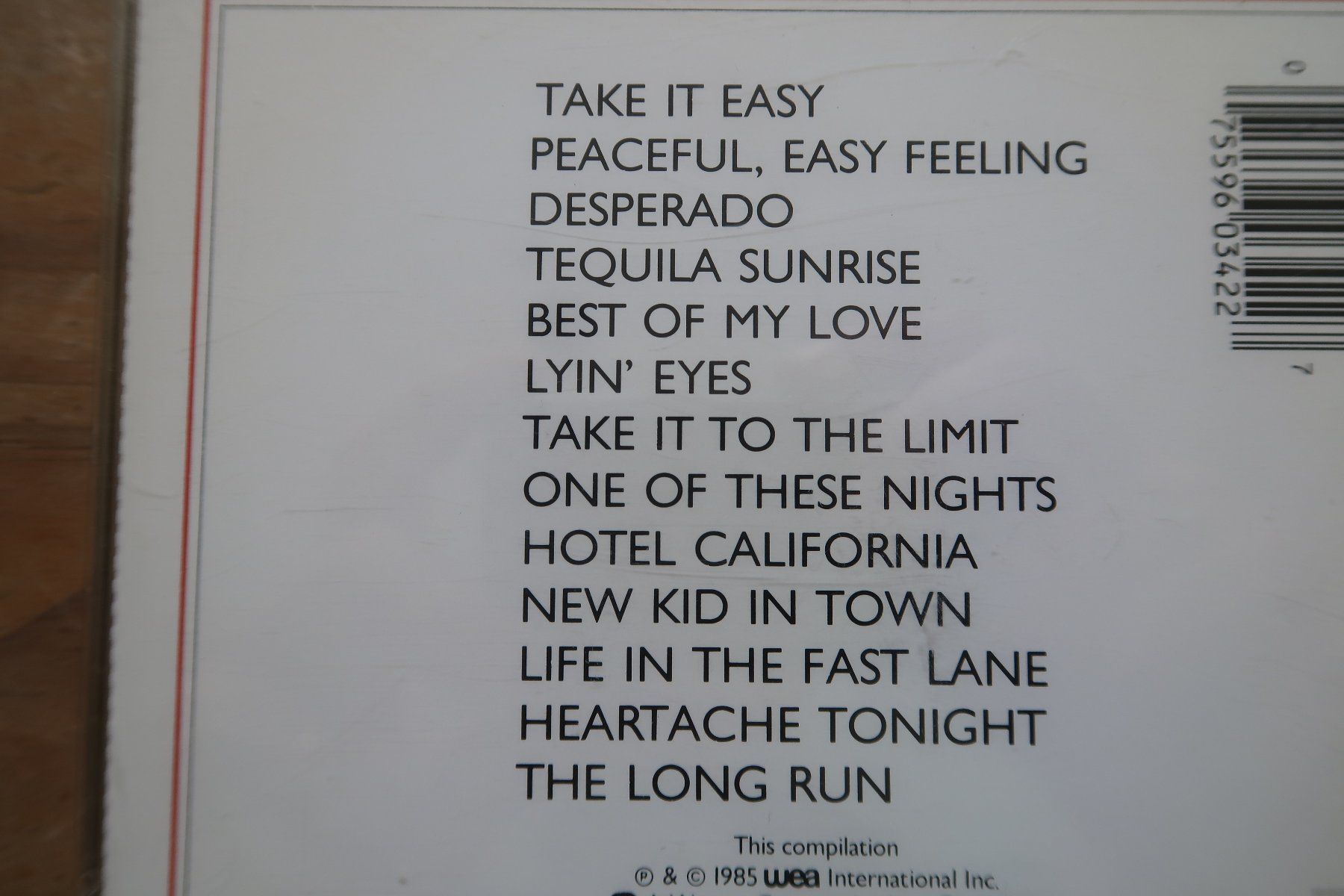 CDs: THE EAGLES - THE BEST OF - CD – Gebraucht aus Basel von Patiscat 2