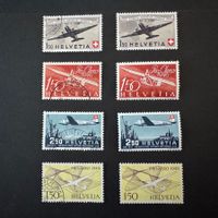 FLUGPOST, Auswahl, postfrisch/gestempelt