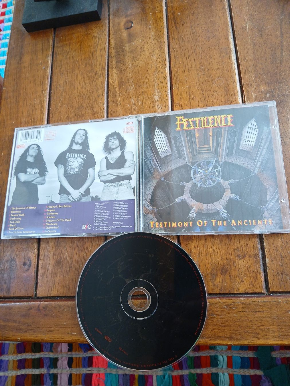 CD: pestilence- testimony... – Usato da St-Cergue venduto da VeganWarrior