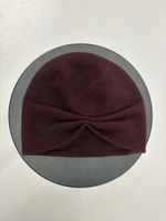 Globus Wollmütze Beanie Wintermütze 100% Wolle aubergine rot