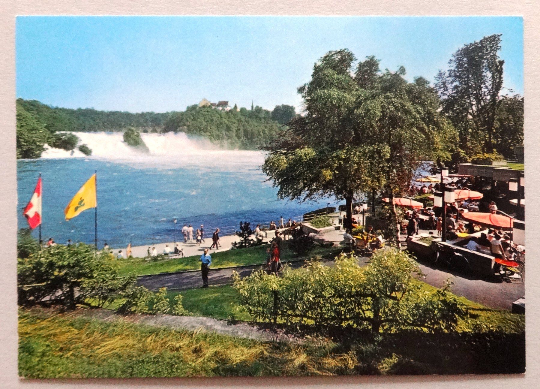 Ansichtskarten: Rheinfall vom Parkhotel aus – Gebraucht aus Fétigny von Billy2miny