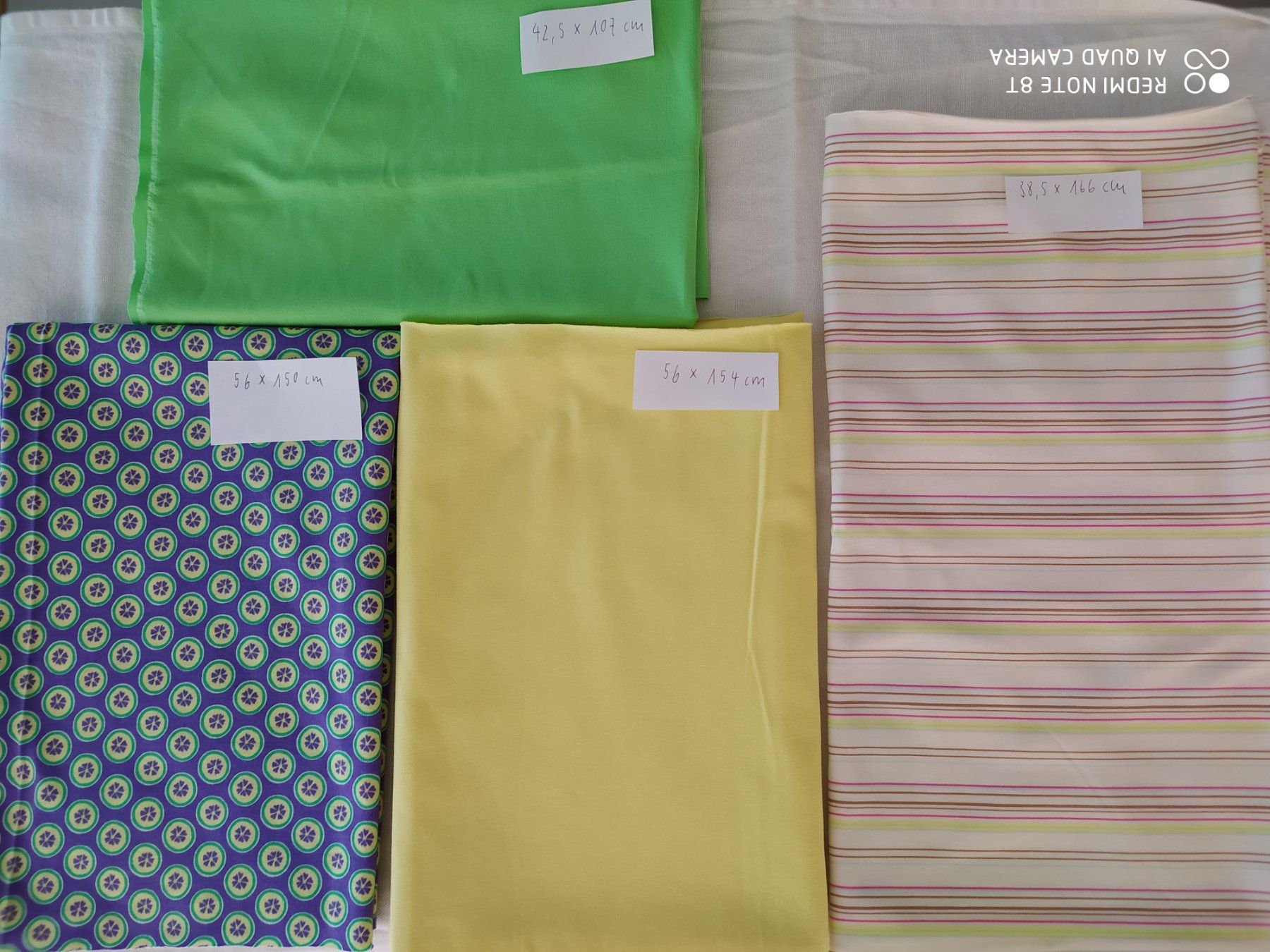 Tessuti: Stoffpaket Baumwolle Jersey – Nuovo (secondo la descrizione) da Elgg venduto da Flurinal 1