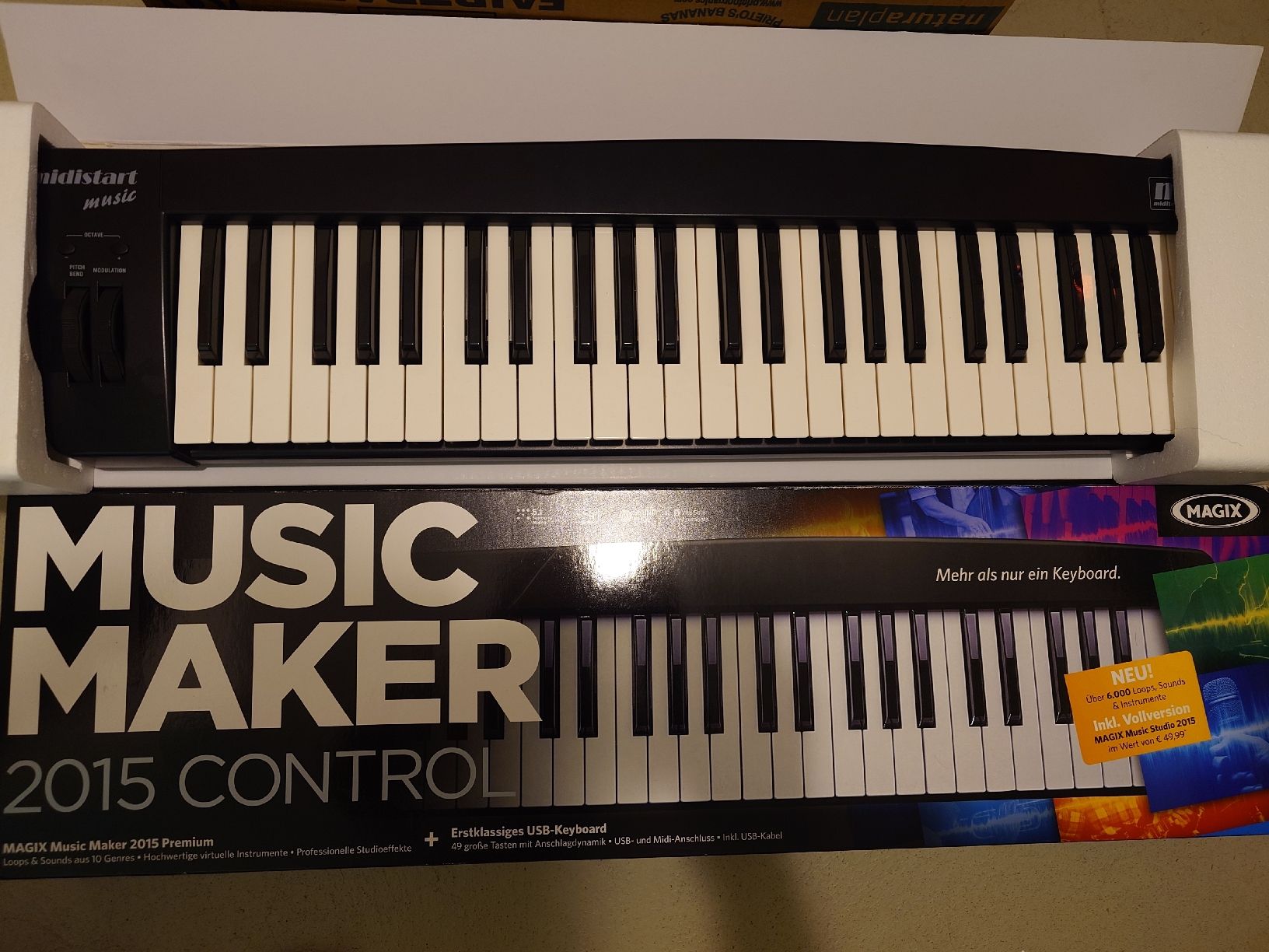 Instruments de musique: Miditech Music Maker 2015 Control USB-Keyboard neuwertig – Défectueux à Wetzikon ZH par Dna77
