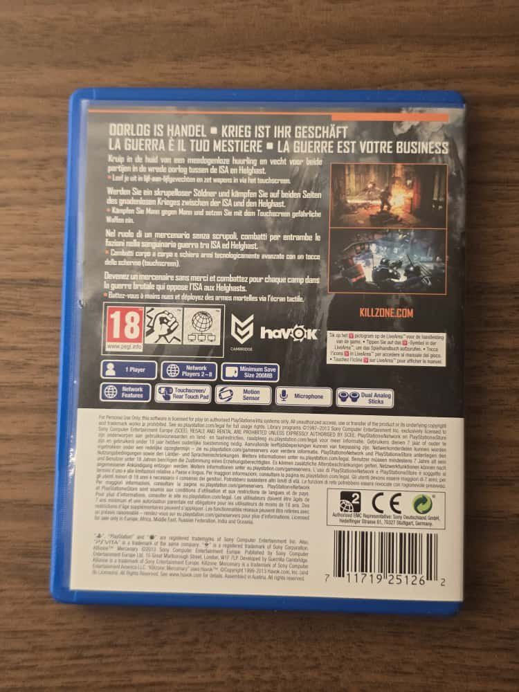 Sony Giochi: Killzone: Mercenary für PS Vita – Usato da Emmen venduto da SpassBieterBot 1