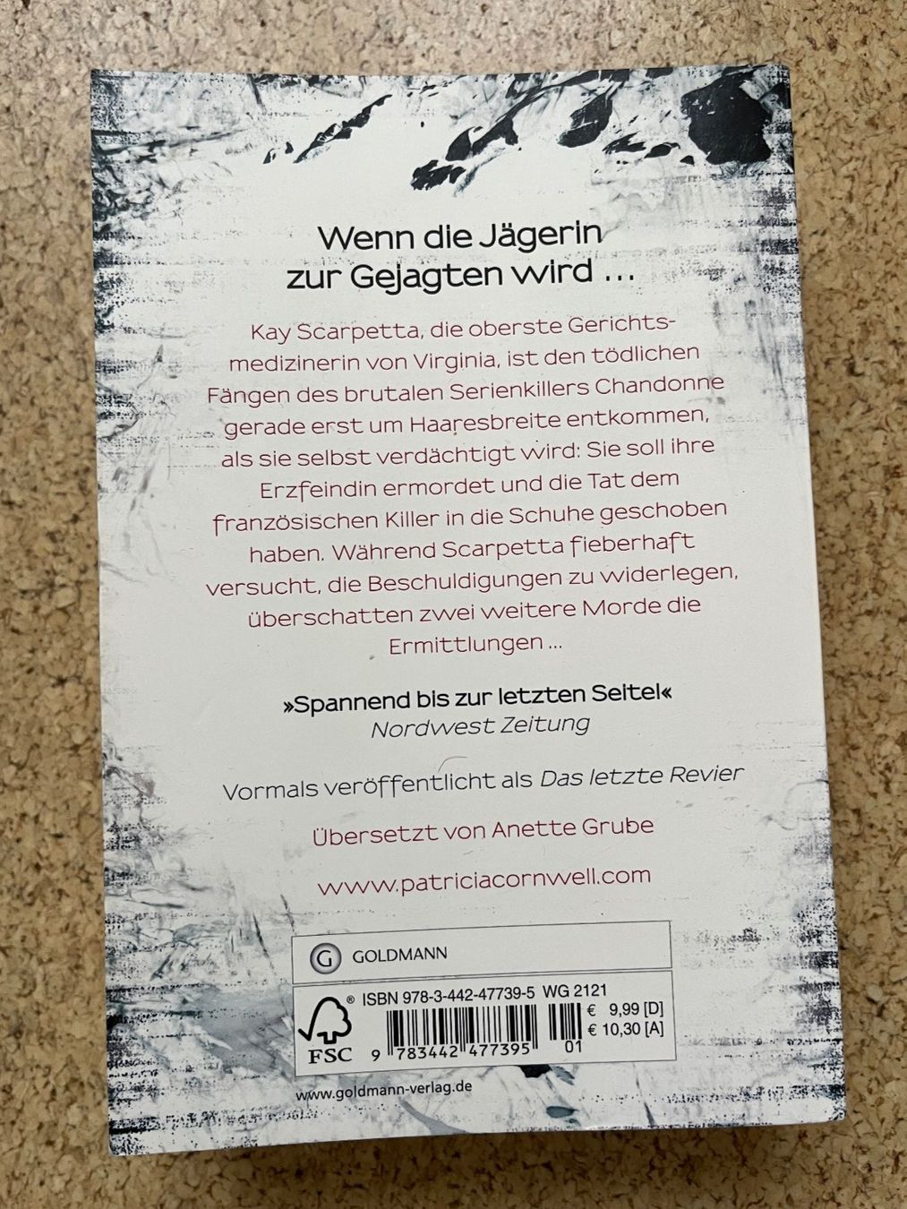 Libri: Buch "Das Revier - Ein Kay-Scarpetta-Roman", P. Cornwell – Usato da Grosswangen venduto da Vita500 1