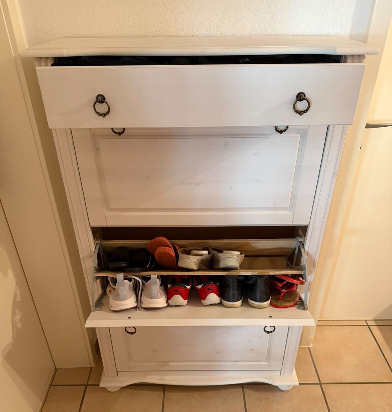 Armoires: Schuhschrank Eiche Weiss – Neuf (Voir description) à PIETERLEN par Topexclusives 2