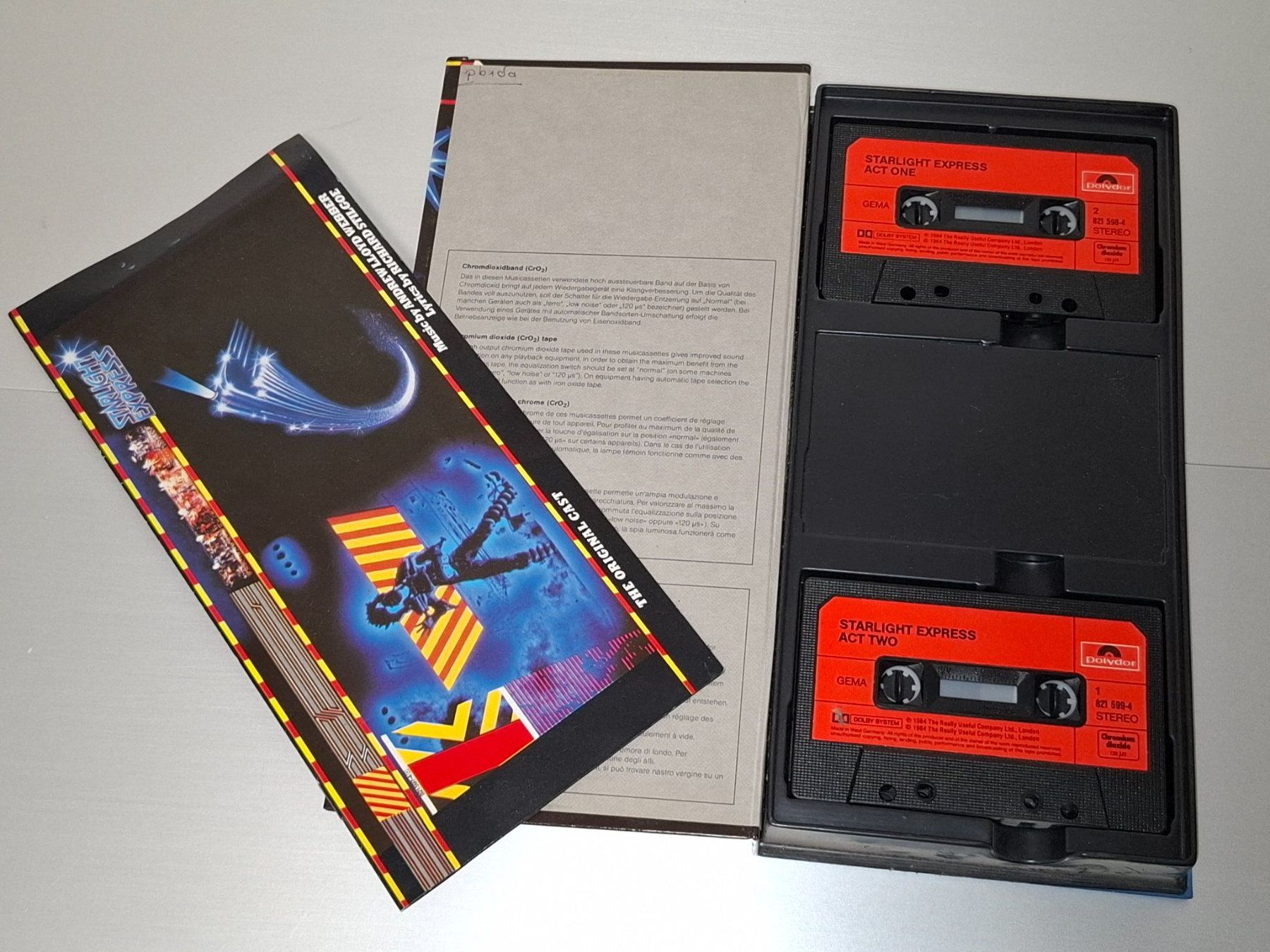 Musicassette: Starlight Express - Original Kassetten - Andrew Lloyd Webber – Usato da Meilen venduto da Anfield1 1