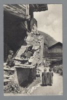 1916, LES HAUDÈRES, ANIMÉE