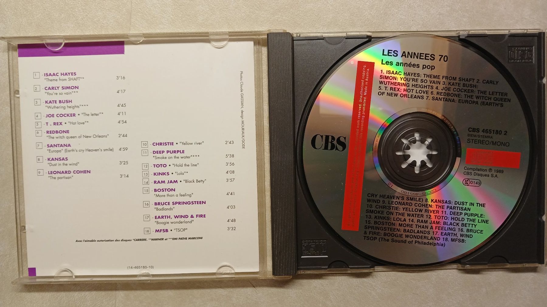 CD: 70s Les Annees Pop – Usato da hinwil venduto da tho_j6kz 1