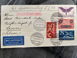 Zeppelin Spanienflug 1929, sehr selten, gute Erhaltung