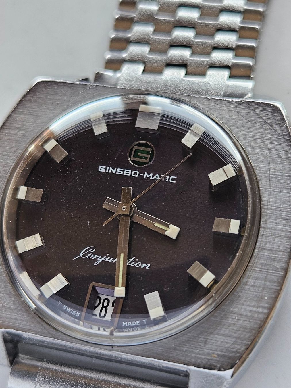 Ginsbo Watch Co Orologi: 155 Ginsbo Matic Conjunction Date – Usato da Berikon venduto da mmm21 4