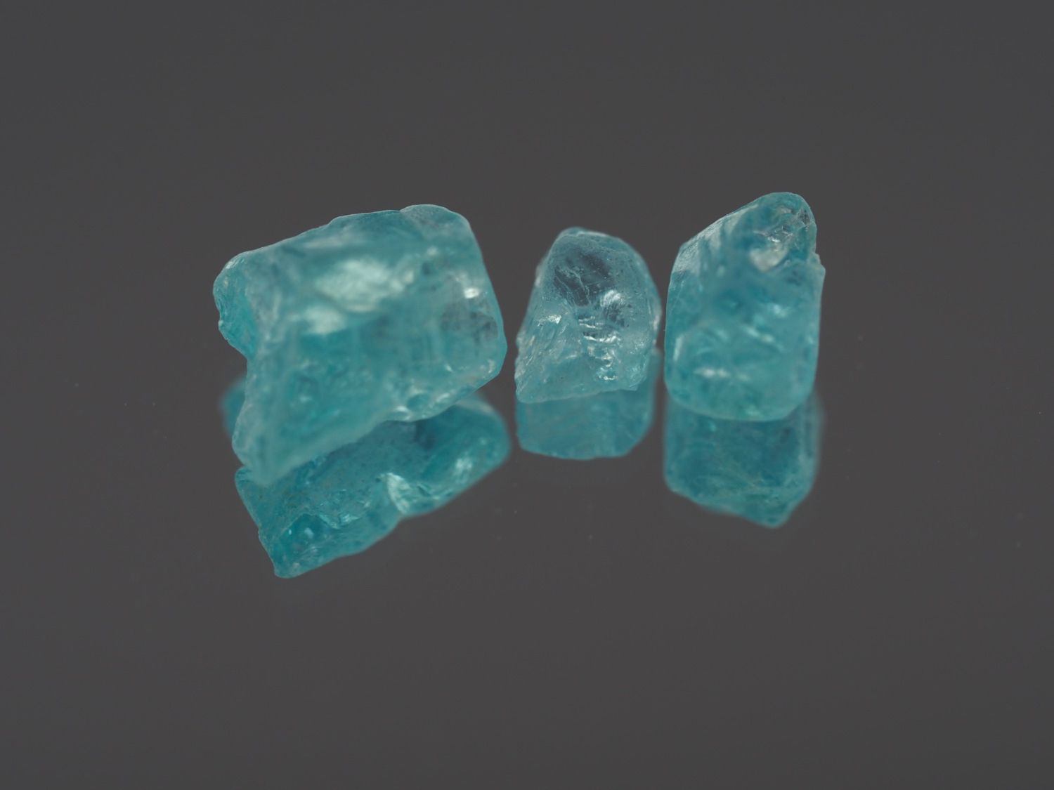 Pietre preziose: Ab 1CHF - Apatite (3 Rohstein) 2.9ct – Nuovo e nell'imballaggio originale da Buchs SG venduto da OTNaturalGems 5