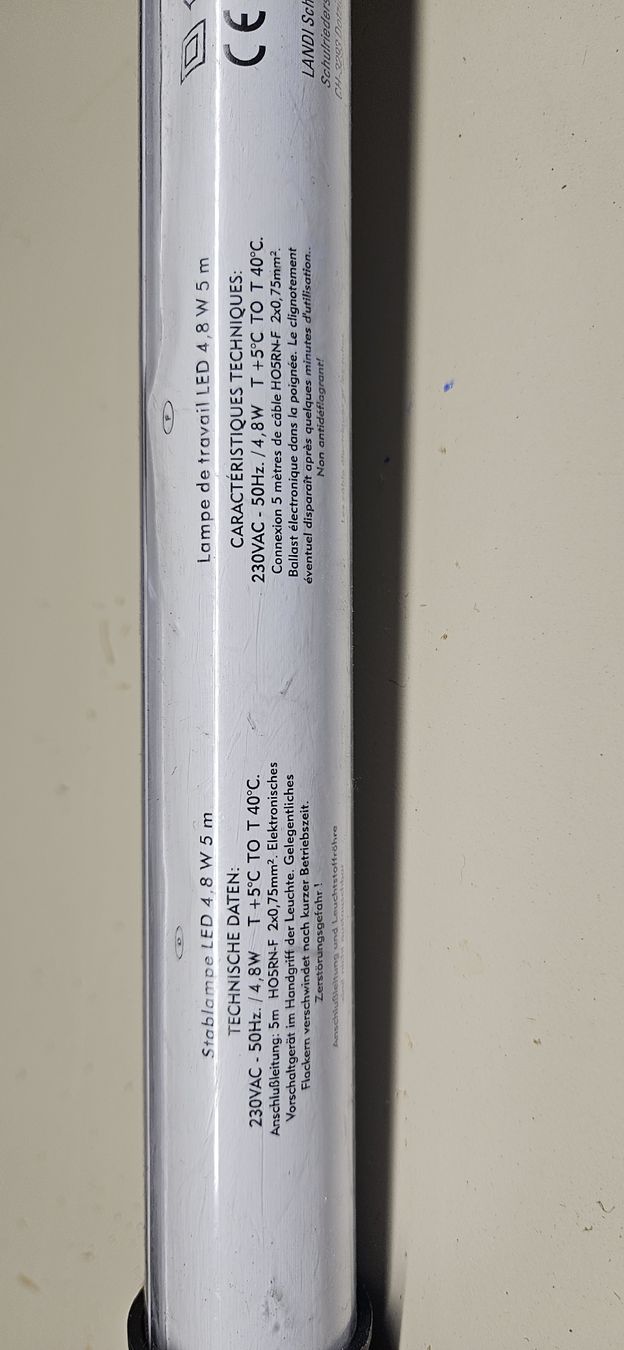 Lampade: Werkstattlampe Handleuchte Lampe LED – Nuovo (secondo la descrizione) da Baar venduto da Vel...Baar45 1