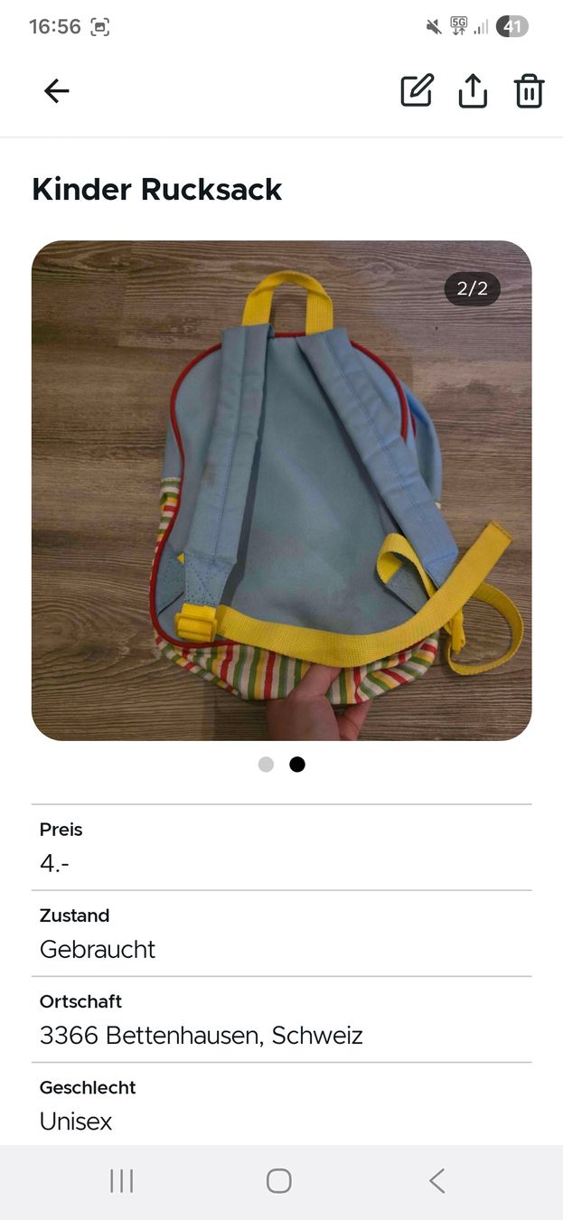 Disney Borse & Zaini: Kinder Rucksack – Usato da Bettenhausen venduto da Engel1991 1