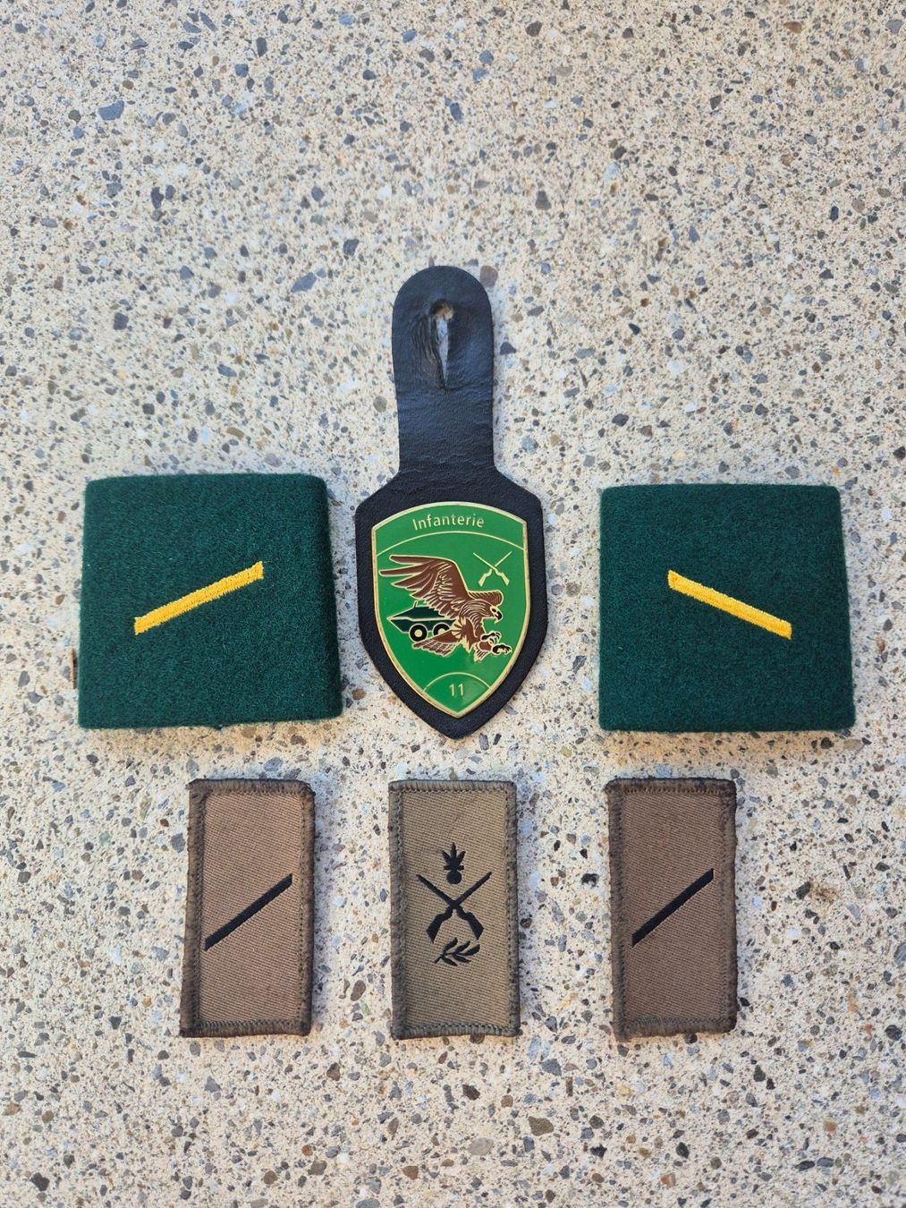 Schweizer Armee Placchette & Badge: *** Abzeichen Sammlung Infanterie *** – Usato da Riedholz venduto da fr_sIruP