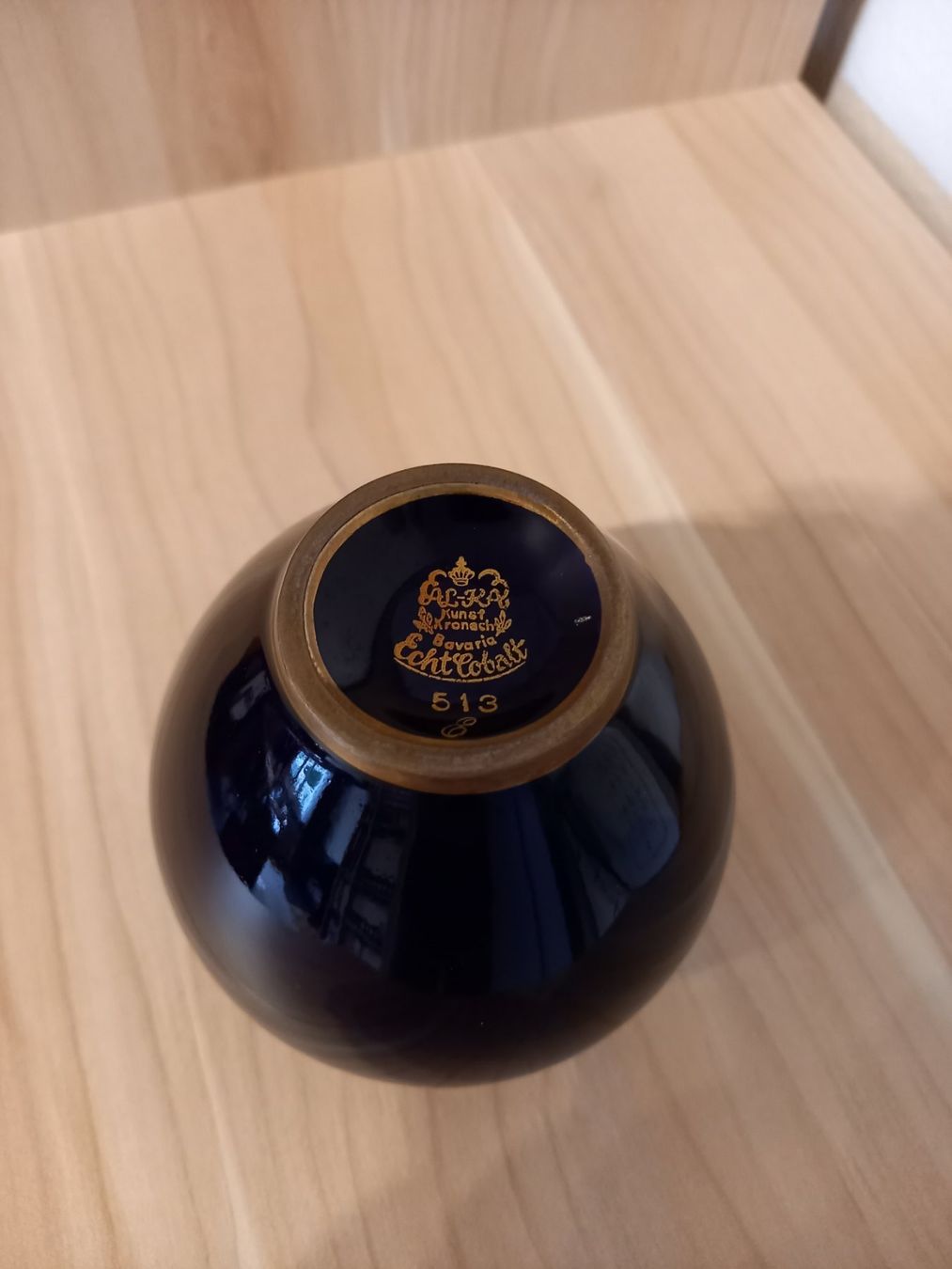 Vasen & Gefässe: Blumenvase Kunst Kronach Cobalt-blau – Gebraucht aus Unterentfelden von april20012 2