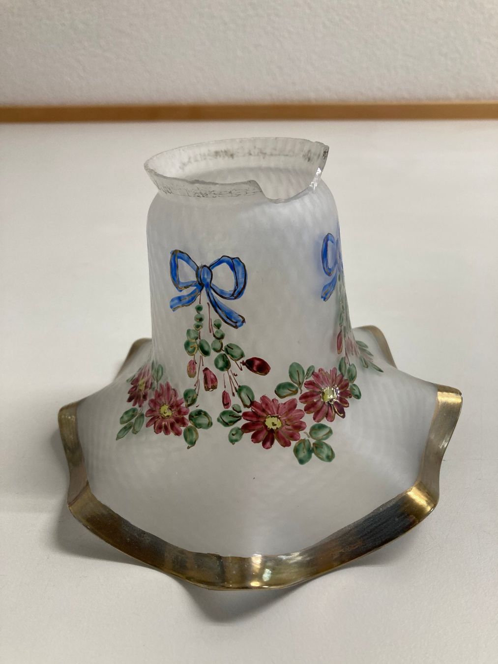 Lampenschirme: Vintage Lampenschirm Handbemalt – Gebraucht aus Weissbad von Hado42 1