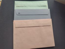 30 Briefumschläge Grösse 23x16cm, diverse Farben