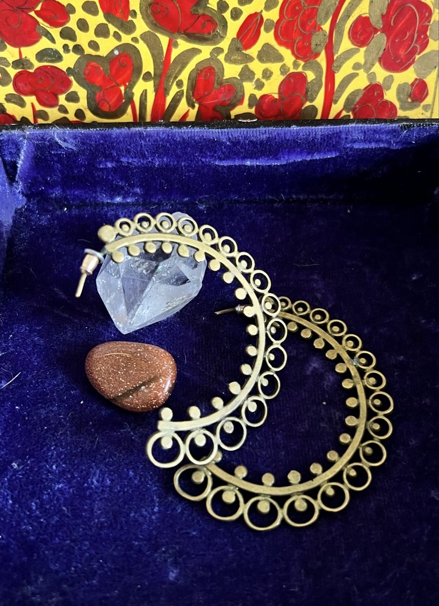 Orecchini pendenti & Orecchini a lobo: Vintage Ohrringe Gold, Boho Stil – Usato da Zürich venduto da Klimbim87