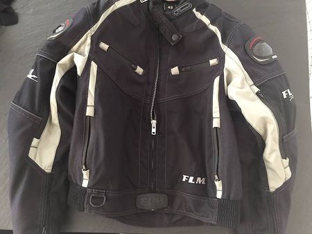 Motorrad Jacke Damen 42 FLM schwarz
