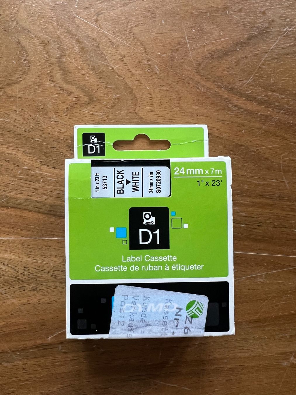 Dymo Sticker: Dymo Klebeetiketten 24mm, Black > White – Nuovo e nell'imballaggio originale da Grindelwald venduto da wand_24