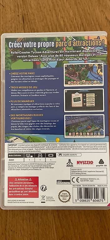 Giochi: Roller coaster tycoon adventures Deluxe – Usato da Carouge GE venduto da CGuillet 1