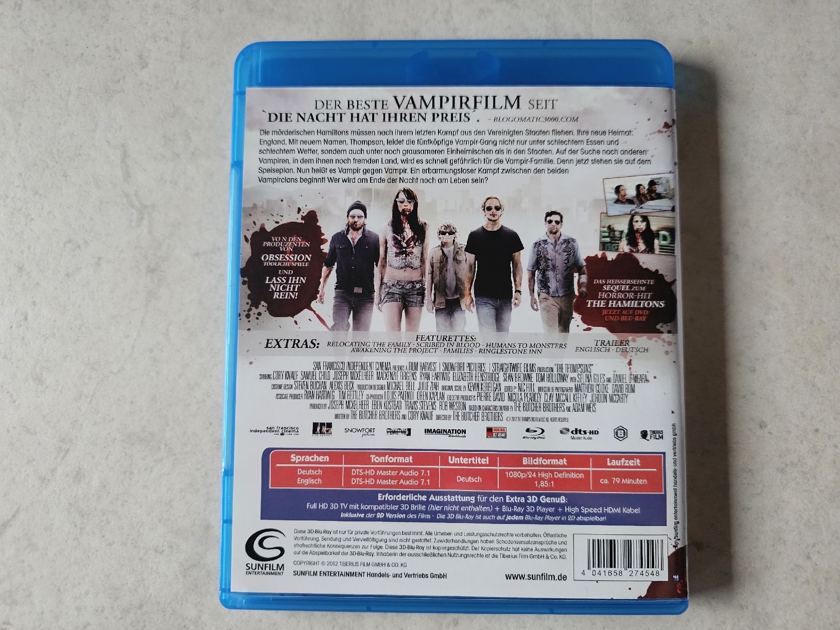 Tutti i DVDs: The Thompsons  /  Uncut Bluray 3D Edition – Usato da Schneisingen venduto da backstore24 1