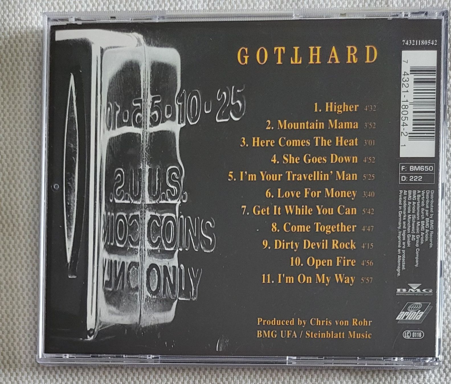 CD: Gotthard - Die Hard – Usato da Villars-sur-glane venduto da Epsilonhike 1