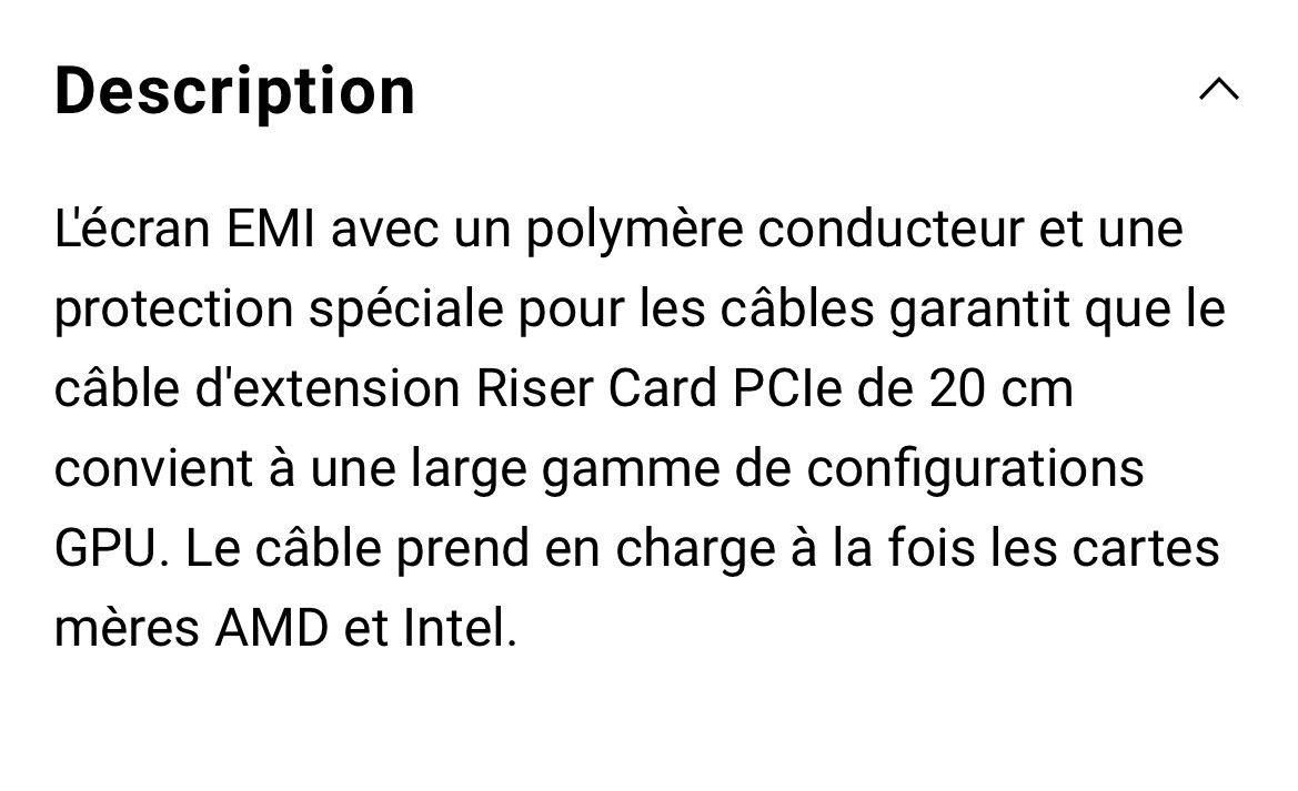 Cavi: Thermatake PCIe 3.0 x16 pour graphique en vertical – Usato da Ollon VD venduto da Rider_27 4
