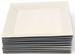 18er Set quadratische Teller, Vintage, Geschirr, Rarität