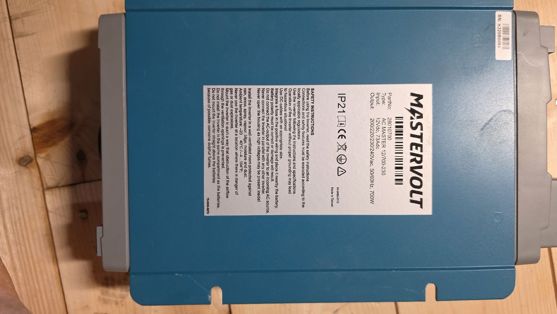 Inverter: Mastervolt Wechselrichter AC Master 12/700 – Usato da Hausen am Albis venduto da M.Kurz 2