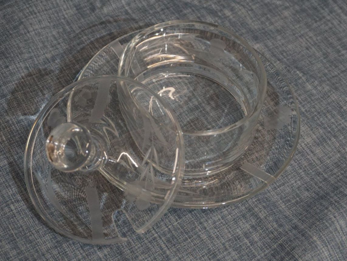 Bicchieri: Marmeladen-Glas mit Deckel, Graviert – Nuovo (secondo la descrizione) da Diessbach b. Büren venduto da Crocharry 4