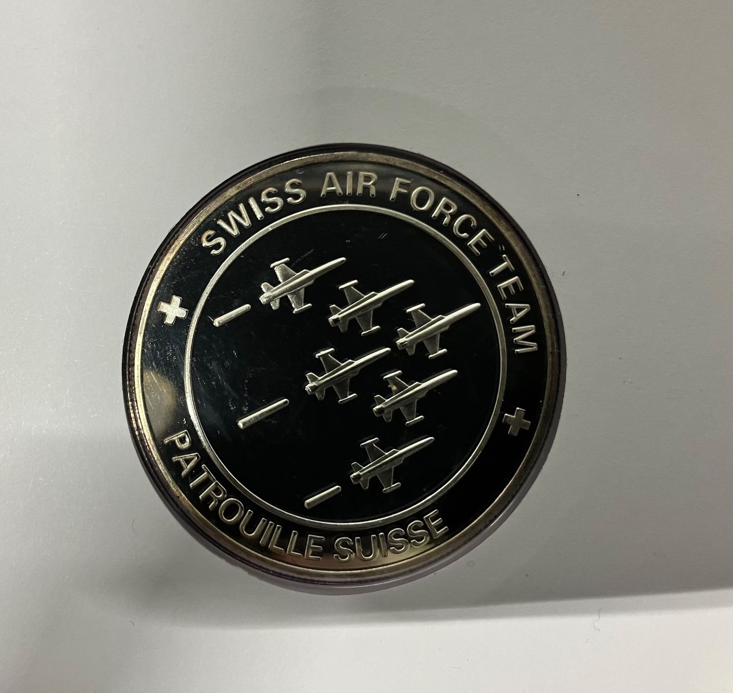 Medaglie: Patrouille Suisse  Numisbrief versilberte Medaille 2013 – Usato da Merenschwand venduto da Garfield2026 2