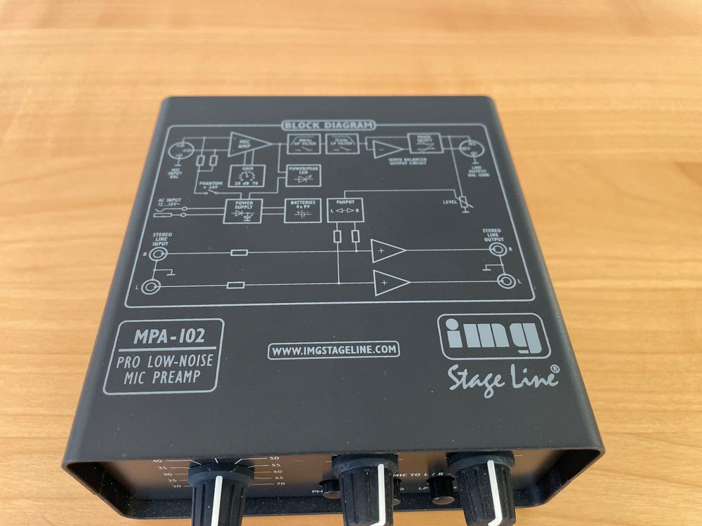 Stage Line - MPA-102 Mikrophonverstärker | Kaufen auf Ricardo