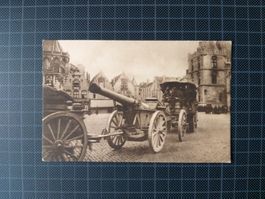 Postkarte 75 mm Kanone