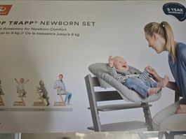 Stokke Tripp Trapp Newborn Set grau neuwertig, ab 1.-