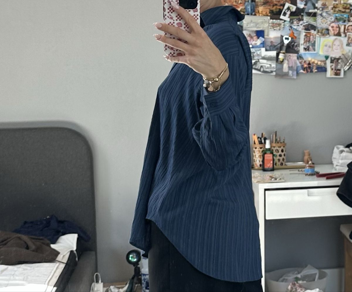 Pull&Bear Blusen: Damen Hemd Pull&Bear blau – Neu (gemäss Beschreibung) aus Grafstal von jes_t6s7 2