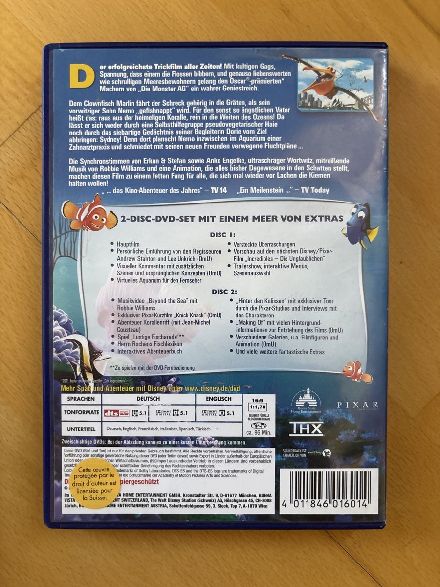 Alle DVDs: Findet Nemo Special Collection DVD – Gebraucht aus Steinach von arl_h5d2 3