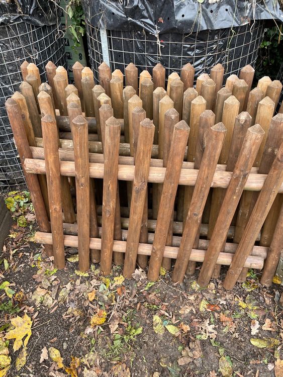 Palisadenzaun / Senkrechtzaun / Holzzaun für Garten 15 Meter Kaufen