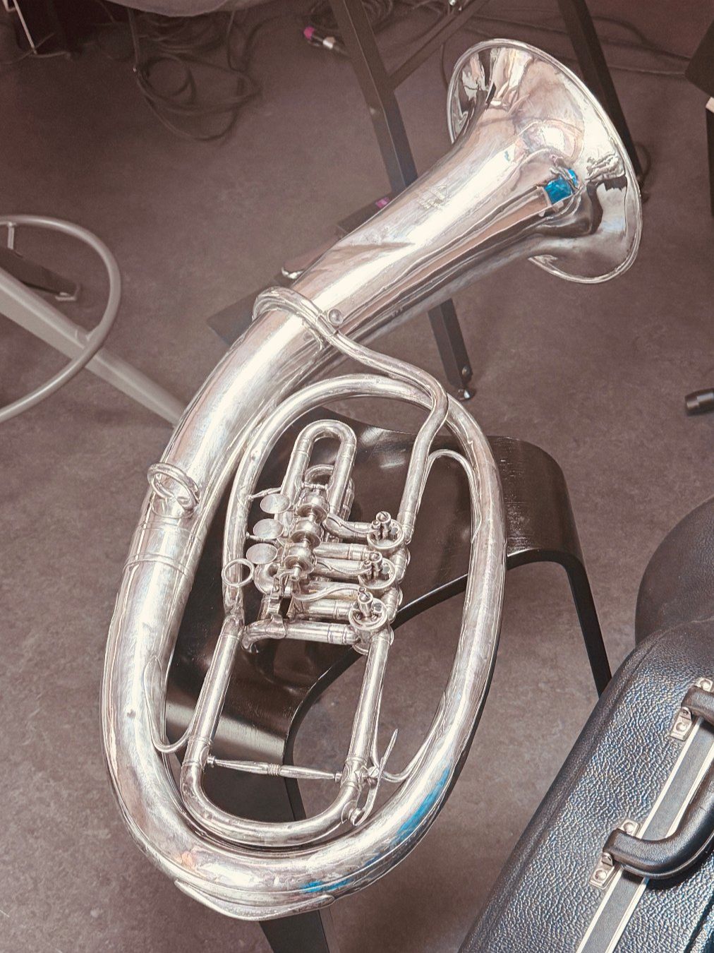 Strumenti musicali: Miraphone Tenorhorn, B, silber, 3ventilig, Blasmusik, Brass – Usato da Baar venduto da qsi2005 6