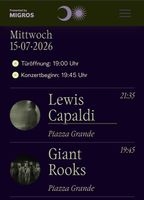 Moon+Stars Lewis Capaldi & Giant Rooks 15.07.2026 