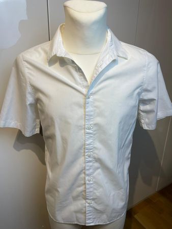 ***H&M*** kurzarm Hemd weiss 170