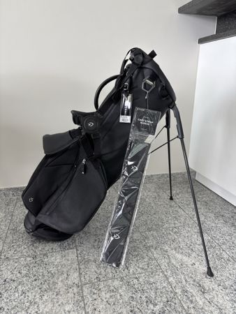 Vessel Golf Bag Lux Looper Crosshatch Black