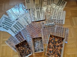 Über 9 Kg. Schweizer Kleinmünzen - ab 1850 - über Fr. 140.-!