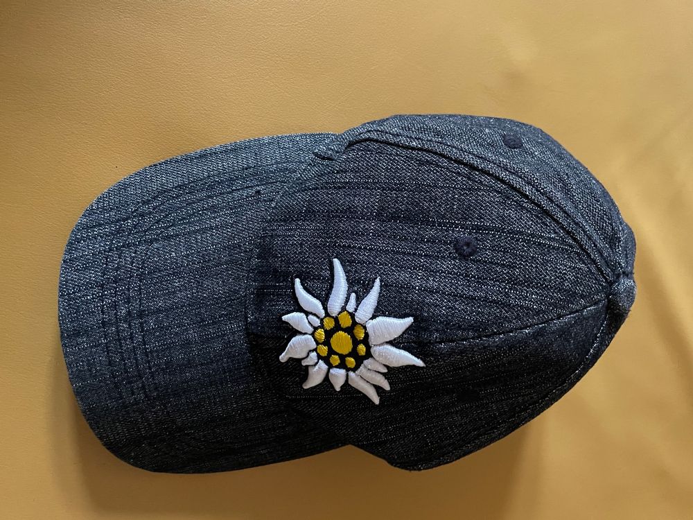 Bavarian Caps Unisex Basecap Edelweiß Outdoor v2 Curved, Lindgrün, CX216