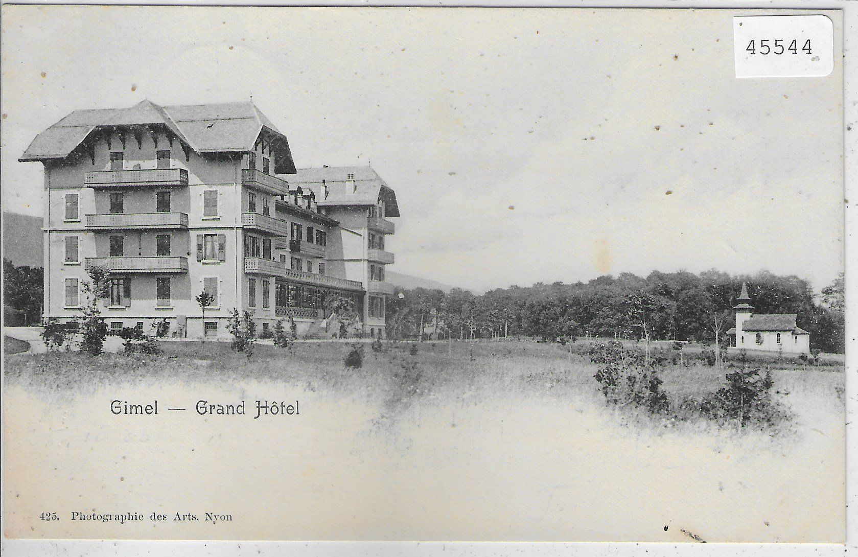 Cartoline postali: Gimel - Grand Hotel – Usato da Ettingen venduto da Kartenplanet
