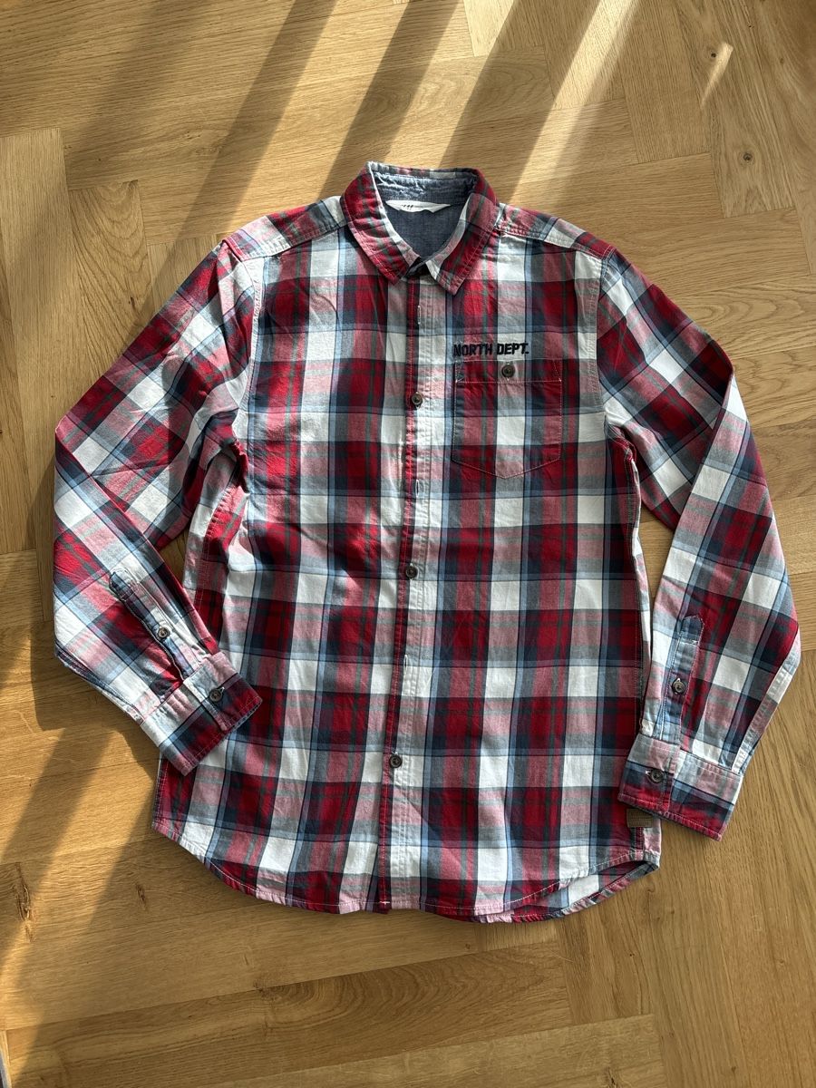 H&M Camicie, T-shirt & Polo: Kariertes Hemd von H&M, Grösse 158 – Usato da Wohlen AG venduto da Michi761